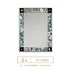 Espejo de alta definición estilo medieval, pintura decorativa para cómoda, espejo de pared retro francés, espejo de maquillaje especial para tocador de dormitorio