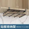 Prateleira de Armário de Aço Inoxidável Suporte para Tampas de Panelas de Cozinha Suporte de Armazenamento sem Furo para Tábua de Cortar Suporte de Armazenamento para Pendurar sem Prego