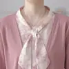 Conjunto de Primavera para Mamá, Top Estilo Dos Piezas, Suéter Elegante de Manga Larga Tejido para Mujeres de Mediana Edad, Blusa Fina con Retazos para Mujeres Mayores