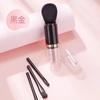 Brocha de maquillaje retráctil con funda, brocha de maquillaje portátil cuatro en uno, brocha para rubor, brocha para sombra de ojos, mini brocha de maquillaje multifuncional