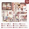 Série Quente de Natal Estilo Simples Pequenos Presentes de Natal Planner Conjunto de Caixa de Presente Materiais de Planner para Meninas Artísticas