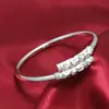 Prata de lei S999 jornada para o oeste Pulseira de argola dourada argola do tesouro supremo argola mantra Grande Santo Sun Wukong casal casal