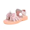 Sandalias para Niñas 2025 Verano Nuevas Zapatos de Princesa Dulces con Lazo Antideslizantes para Niños Zapatos de Cristal para Bebé Niña Nuevos