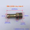 Conector de pagoda de acero galvanizado, cable exterior, tubo de cuero hexagonal, boquilla de tubería de agua de manguera de cabeza verde, 2 puntos, 3 puntos, 4 puntos, 6 puntos, 1 pulgada