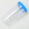 Copa de vino de plástico de 10 oz suministro directo de fábrica doble PS transparente vaso de cerveza acrílico para exteriores taza de café