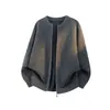 Colored yarn knit sweater men's couple round neck cardigan jacket old money style high-end trendy autumn winter cross-border factory wholesale