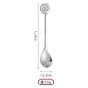 Acero Inoxidable 304 Cuchara de Café al por Mayor Cuchara de Condimento de Alto Valor Cuchara de Postre para el Hogar Cuchara Dorada para Revolver Cuchara Creativa