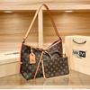 26 Años m L Bolso para Hombre, Bolso para Mujer, Bolso Cruzado de un Solo Hombro, Bolso para Cámara Tres en Uno, Bolso de Mano, Cuero Genuino, Versátil, Retro