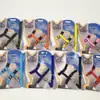 Spot atacado coleira para pet gato industrial peitoral traseiro corrente para gato multicolor opcional parafuso corda de gato fornecimento direto da fábrica