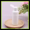 Frasco branco com tampa flip 80ml frasco de gel para lavar as mãos 80ml frasco descoberto frasco removedor de maquiagem frasco de isca frasco de remédio