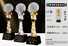 Troféu de Cristal Personalizado de Basquete para Jogos Esportivos de Alunos Escolares, Medalhas de Campeão e Vice-Campeão de Streetball FMVP