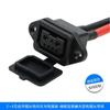Soporte de Carga para Vehículo Eléctrico 2+0 con Base Hembra con Cable y Tapa Impermeable Almacenamiento de Energía Fotovoltaica Conector de Batería de Litio Enchufe de Repuesto de Alimentación