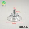 Venta Directa de Fábrica Ventosa Ecológica con Tornillos Plástico PVC Cabeza de Hongo Ventosa Transparente Ventosa con Agujero para Tornillo Gancho