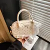Bolsa de Boliche Simples de Mão para Mulheres 2026 Novo Estilo Coreano Elegante Bolsa de Ombro de Alta Qualidade Bolsa Transversal Casual da Moda