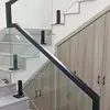 Pasamanos de Escalera Amplios de Aleación de Aluminio, Barandillas de Balcón para Decoración de Hogar en Villas, Barandillas de Seguridad, Pasamanos Ranurados, Pasamanos de Vidrio en Forma de U