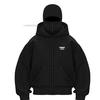 Chaqueta tipo sudadera bordada sencilla con diseño de nicho, resistente al viento, con cremallera de doble cabeza, para otoño e invierno de 2025.