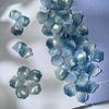 50 pétalos de rosa tridimensionales con forma de estrella de esmalte de colores de 18 mm, hechos a mano, para tocado antiguo, horquilla, material