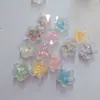 Flor de Ciruelo Comida Embotellada Juguete Arcilla Blanda Rodajas de Fruta Granos de Azúcar Cubitos de Hielo Simulados Perlas de Plástico Hecho a Mano DIY Arte de Uñas Purpurina Lentejuelas