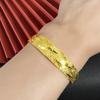 Pulsera de Gypsophila Chapada en Oro de Apertura Brillante de Boutique Pulsera de Cielo Estrellado Galvanizada al Vacío Joyería de Boda de Oro de Imitación