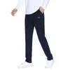 Pantalones deportivos casuales para hombre, gruesos con forro polar, para otoño e invierno, pierna recta, cómodos, que no hacen bolitas, adelgazantes y que alargan la figura, para uso deportivo y al aire libre.