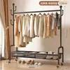 Cabide portátil e multifuncional para uso doméstico, varal simples para secar roupas em ambientes internos, cabide de chão para roupas e chapéus para quarto