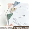 Clip Triangular Morandi Clip Multifuncional para Esquina Clip para Papel de Estudiante Almacenamiento de Documentos Contratos Clip Triangular Antivuelco