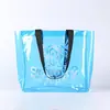Bolsa de mano de PVC con logo personalizado, bolsa de compras para ropa de concierto de celebridades, bolsa de regalo transparente, bolsa de mano de recuerdo