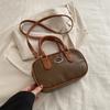 Estilo coreano moda 2024 início da primavera nova bolsa de ombro portátil mensageiro texturizada mão carregando pequena bolsa quadrada moda feminina