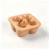 Popular Transfronterizo Miniatura Juguete Cartón de Huevos Modelo Casa de Muñecas Decoración de Casa de Muñecas Bandeja de Huevos de Resina Artificial