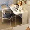 Escritorio Plegable de Madera Maciza Estudiante Hogar Dormitorio Apartamento Pequeño Sencillo Escritorio de Escritura Escritorio de Estudio Oficina Escritorio para Computadora