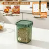 Contenedor de almacenamiento de granos transparente BNBST, frasco de almacenamiento de cocina, recipiente a prueba de humedad y a prueba de insectos para productos secos y frijoles