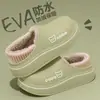 Pantuflas de Algodón Impermeables para Mujer Invierno 2026 Nuevas para Interior del Hogar Espesadas de Felpa Cálidas para Exteriores Antideslizantes Hombres