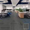 Ventas de Fábrica de Alfombras de Oficina Serie Clásica Jidong, Alfombras Cuadradas para Sala de Conferencias, Sala de Estar con Base de Pe Comercial, Instalación a Domicilio