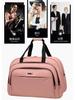 Bolsa de Viagem Portátil de Grande Capacidade para Ombro Bolsa de Bagagem Esportiva ao Ar Livre Bolsa de Viagem Fashion Masculina e Feminina Embalagem Traseira Bolsa para Roupas