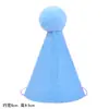 Chapéu de Festa de Aniversário para Pet Coreano Transfronteiriço Chapéu de Aniversário com Laço para Cachorro Gato Chapéu Decorativo para Festa de Aniversário de Bebê