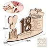 Regalo de Cumpleaños Transfronterizo, Regalo en Efectivo para Hombres y Mujeres, Empaque de Madera, Regalo de Cumpleaños DIY, Regalo Conmemorativo Creativo de Aniversario, Decoración de Mesa