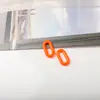 11*20mm Hebilla de Cadena Biselada de Acrílico Color Sólido Anillo Abierto Accesorios para Joyería DIY Accesorios para Cadena de Bolsos y Gafas
