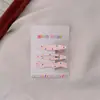 Presilha de Cabelo Colorida com Bolinhas Estilo Coreano, Novo Modelo para Meninas, Presilha Bico de Pato para Franja Lateral, Acessório de Cabelo Simples e Versátil