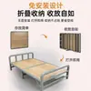 Cama Dobrável com Estofamento Macio e Placa Rígida, Cama de Solteiro 1,2m, Cama Temporária para Hóspedes, Cama de Babá, Novo Tipo de Cama Temporária para Dormitório