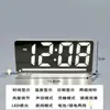 Reloj Electrónico Digital Grande Sencillo para Sala de Estar, Mostrador de TV, Reloj Despertador LED Luminoso Silencioso con Calendario Perpetuo y Temperatura