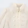 Blazer corto decorativo de capas de color liso de manga larga para mujer, novedad de primavera 2026, transfronterizo de AliExpress 7780733