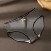Spot Ice Silk Underwear Feminino Estilo Universitário Menina Underwear Cintura Média Arco Nylon Algodão Feminino Viagem