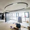 Anillo de Luz de Riel Magnético Redondo Montado en Superficie Oculto Sala de Estar Dormitorio Luz de Línea de Techo Luz de Riel Magnético Colgante de Succión Curva