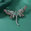 Broche Creativo de Libélula Personalizado Retro Hueco Animal Corsage Accesorios Hebilla de Pin para Abrigo de Verano Regalo