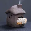 Atmósfera Cerámica Transfronteriza Decoración del Hogar Madera Peruana Salvia Soporte para Quemar Desodorante Chimenea Pequeña Casa
