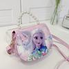Al por mayor Nuevo Bolso de Hombro Infantil de Hielo y Nieve Caricatura Pequeña Princesa Bolso de Mano de Perlas Versión Coreana Lindo Versátil Cruzado Pequeño Bolso
