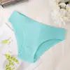 Producto Nuevo, Calzones de Costilla 100% Algodón para Mujer, Tiro Bajo, Color Sólido, Levanta Glúteos, Transpirables, Refuerzo de Doble Capa de Algodón, Bikini para Chicas Jóvenes