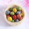 Accesorios de joyería diy estrella de cinco puntas concha cuentas de cerámica esmalte de flores cuentas sueltas bolsa de material tejido a mano venta al por mayor de cuentas