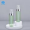Garrafa de emulsão azul transparente banhada a prata 120ml de emulsão cosmética material de embalagem sub-engarrafado emulsão de água sub-engarrafado poço