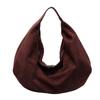 Explosões de Comércio Exterior Transfronteiriço Bolsa Feminina Retro Casual Grande Capacidade Bolsa Tote Tecido Camurça Ombro Axila Bolsa Dumpling